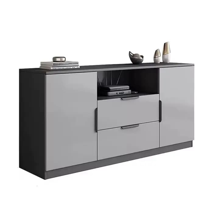 Meubles de salon de qualité supérieure : Armoires de rangement créatives crème