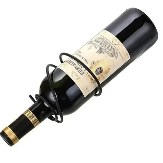 Casiers à vin muraux avec vis, support d'affichage de bouteille de vin rouge, métal, face, T1, lot d