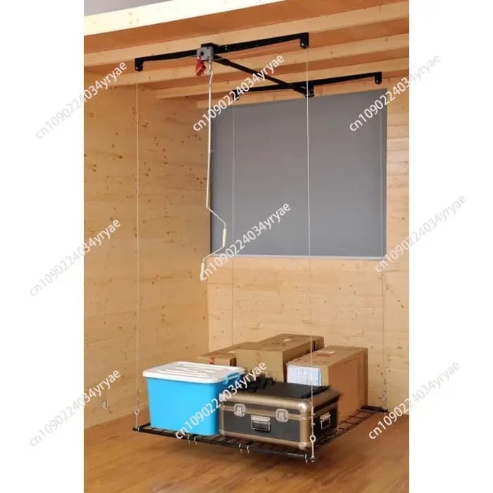 Étagère de rangement suspendue au plafond pour garage