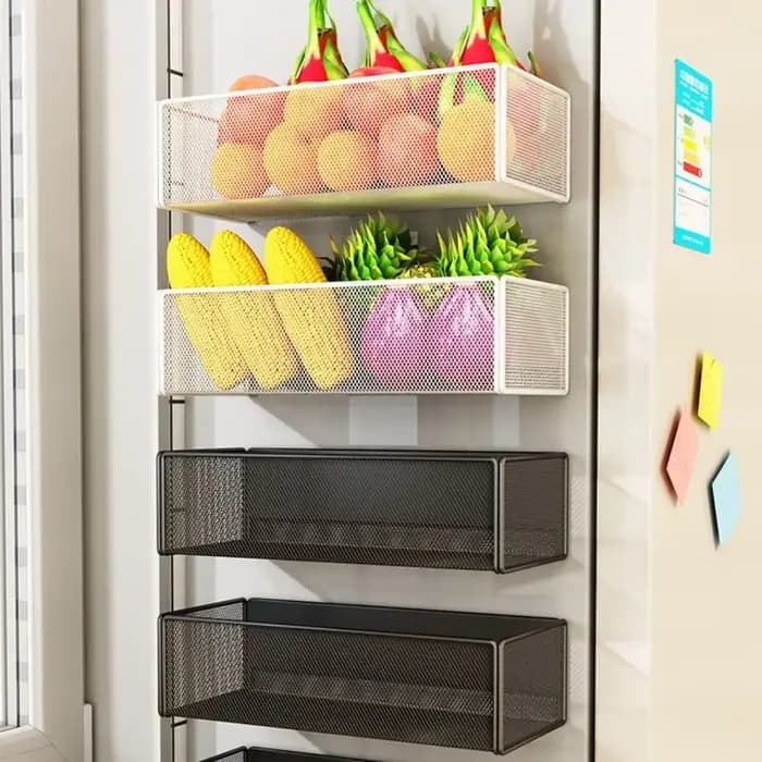 Étagère magnétique en métal pour réfrigérateur