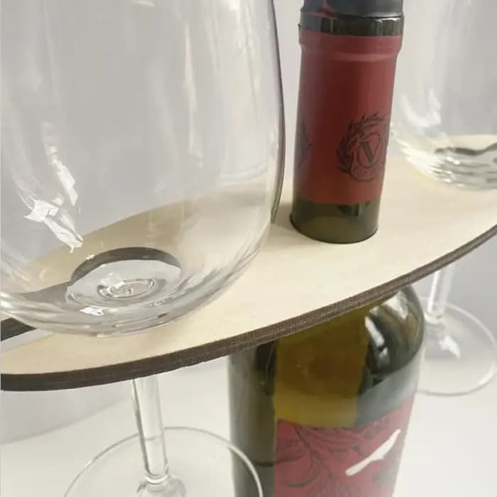 Casier à vin en bois créatif personnalisé artisanat