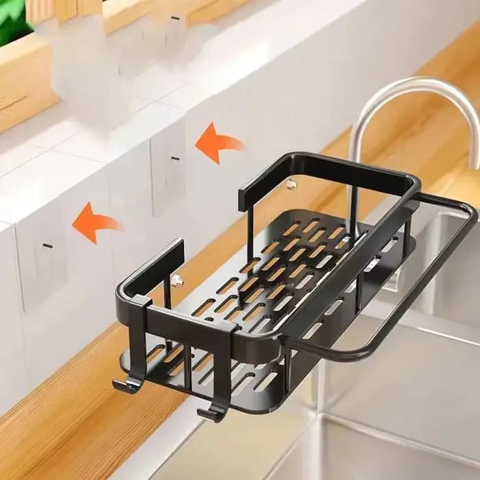 Étagère de salle de bain, organisateur de rangement de cuisine, support à shampoing en alliage d'aluminium, étagère de douche, accessoires de salle de bain, étagère sans perçage