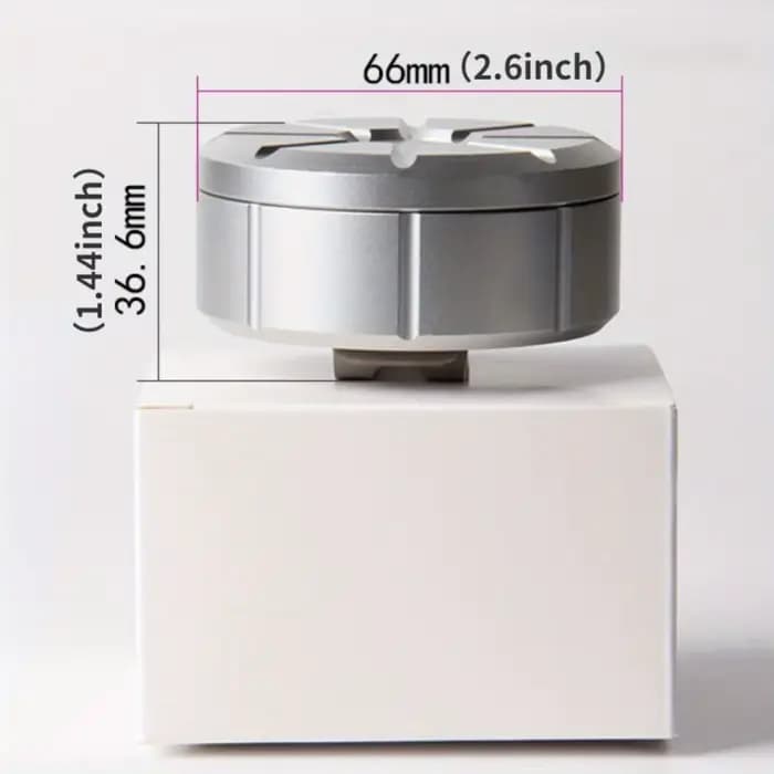 Boîte de rangement portable étanche ronde en acier inoxydable