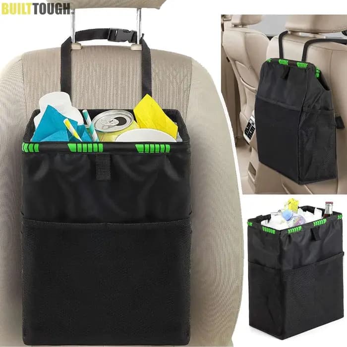Poubelle de voiture pliable pour rangement intérieur, panier à déchets, organisateur, accessoires au