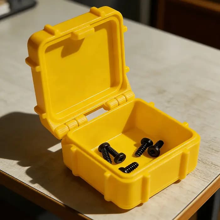 Boîte de rangement scellée empilable
