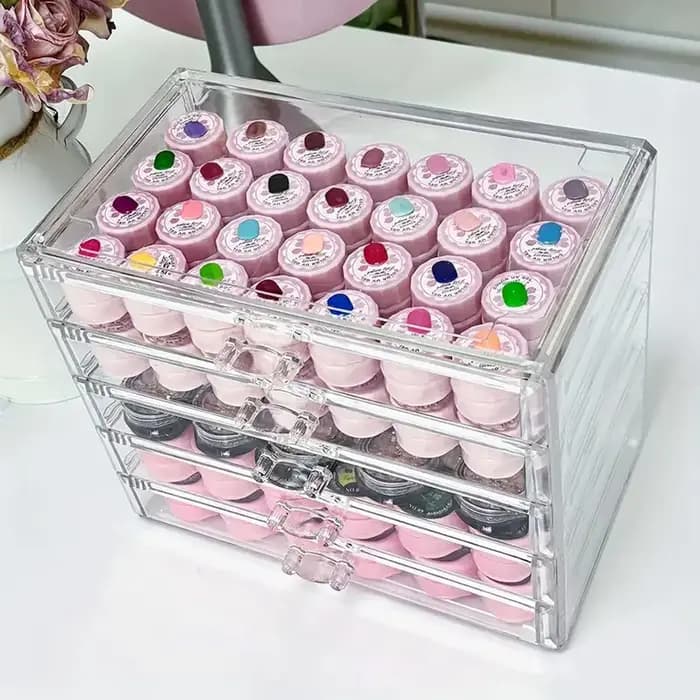 1 pièce, boîte de rangement pour vernis à ongles