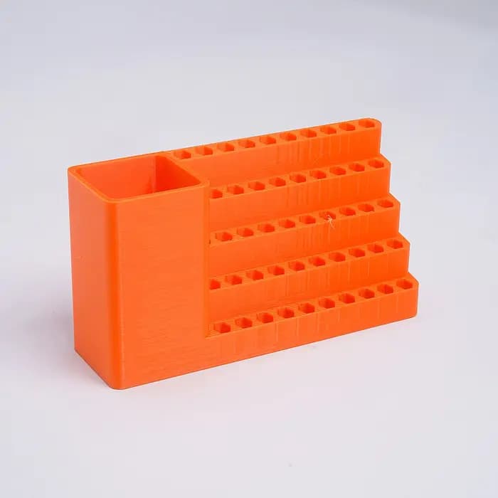 Boîte de rangement pour embouts de tournevis hexagonaux à 50 trous, support pour embouts de visseuse à chocs, boîte à outils durable pour le bricolage et l'atelier