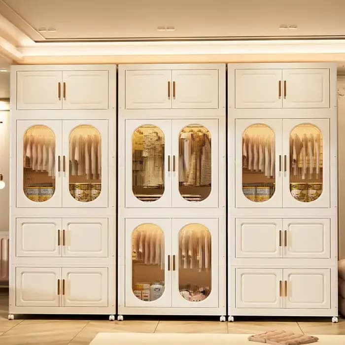 Organisateur de garde-robe de rangement nordique