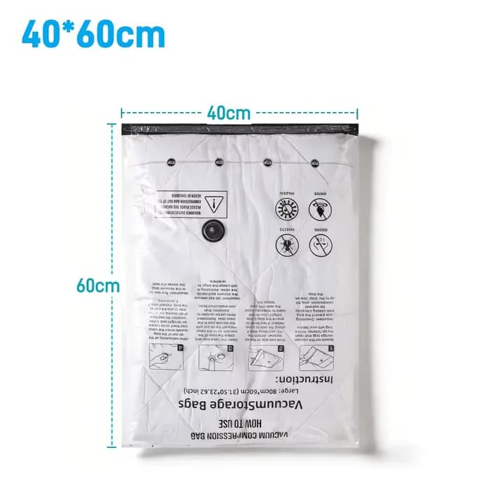 Sacs de rangement sous vide pour vêtements, organisateur de placard, sac de compression pour oreille