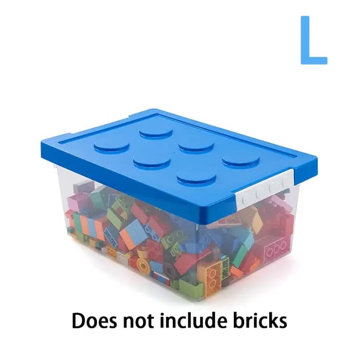 Boîte de rangement de blocs de construction pour enfants