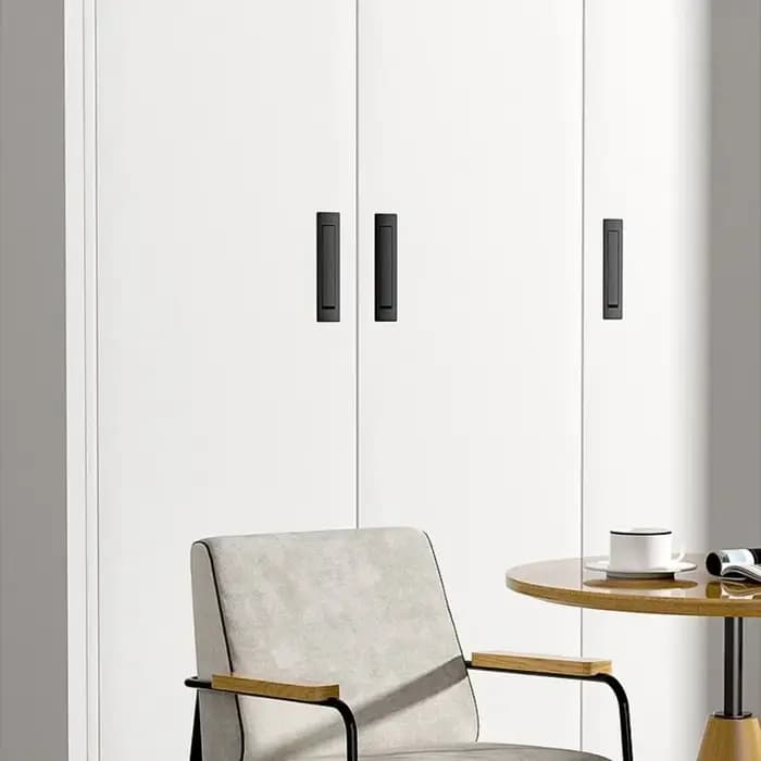 Poignée de porte d'armoire en acier inoxydable