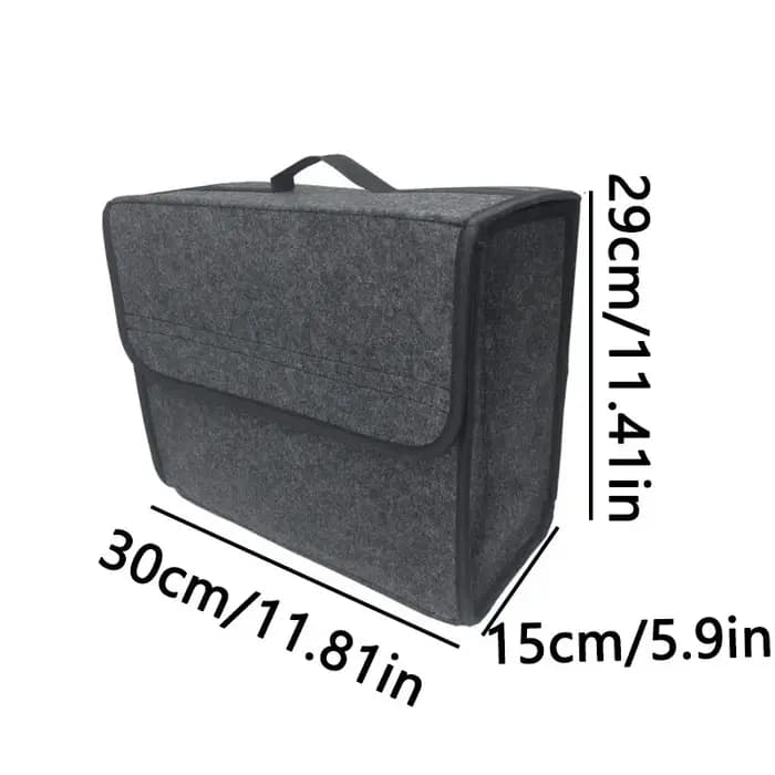 Boîte de rangement en feutre pour voiture