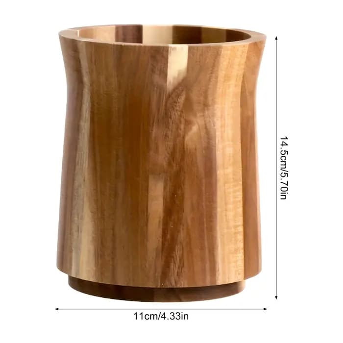 Organisateur de cuisine en bois naturel