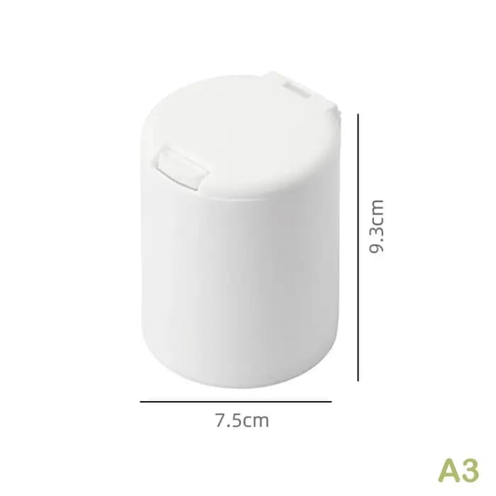Boîte de rangement blanche pour bureau