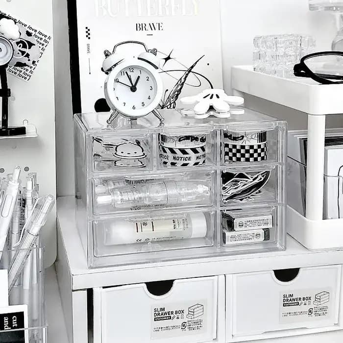 Boîte de rangement multifonctionnelle pour cosmétiques