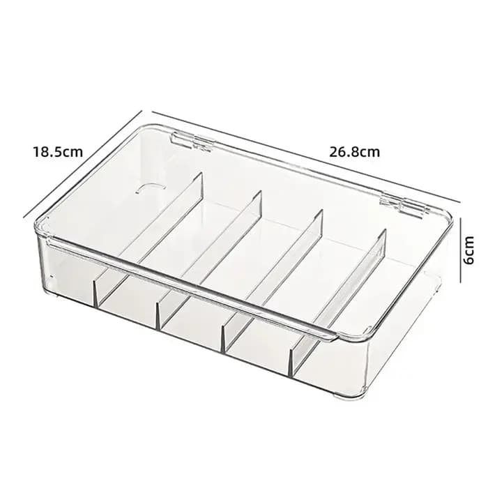 【Boîte de rangement multifonctionnelle transparente pour lunettes