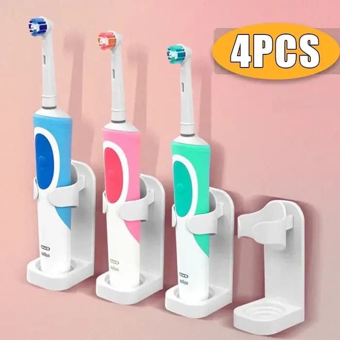 Porte-brosse à dents électrique mural pour adultes