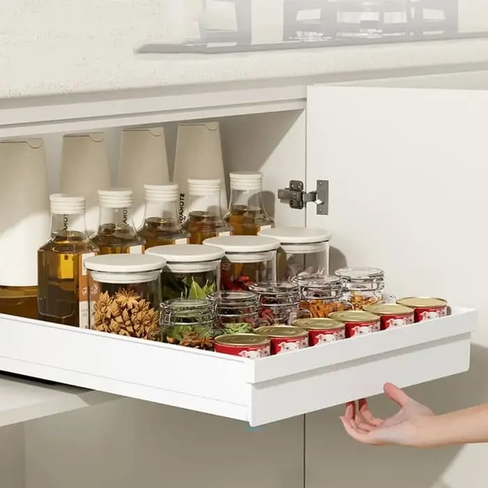 Support de rangement de cuisine extractible