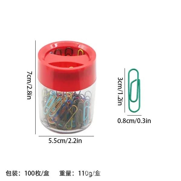 Boîte à trombones pour Clips de bureau