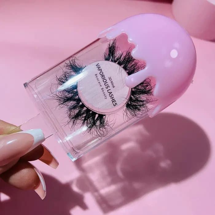 Boîte à crème glacée transparente avec étiquette privée