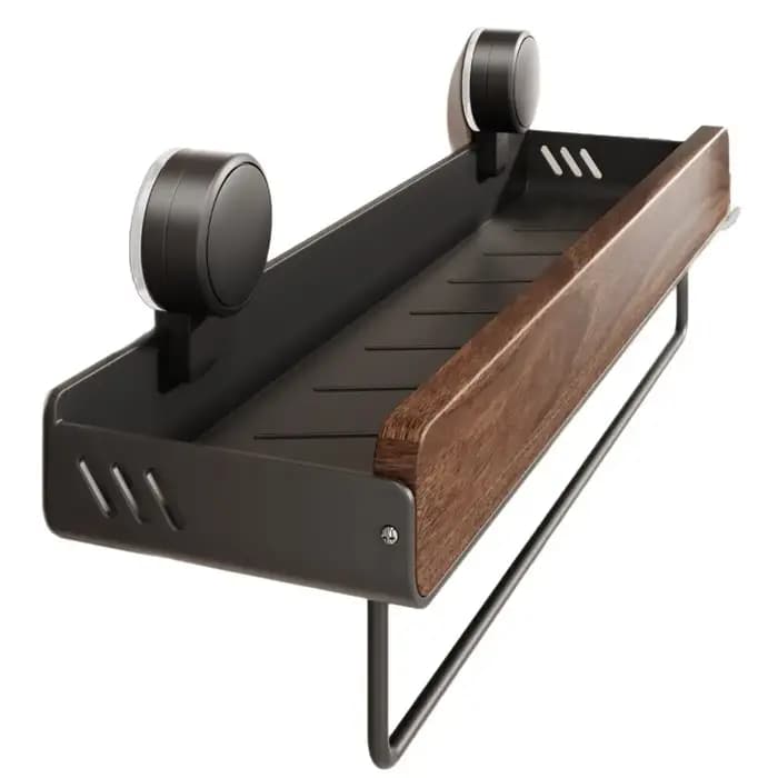 Étagère de salle de bain moderne du milieu du siècle