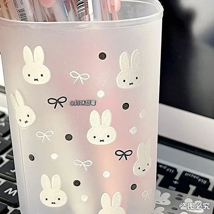 Boîte de rangement Miffy transparente