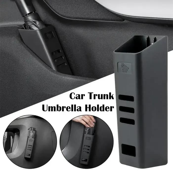 Boîte de rangement pour voiture, support de rangement domestique de type porte, support de parapluie pour coffre de voiture, seau de rangement pour parapluie de voiture
