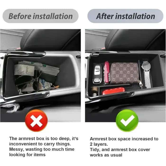 Pour 2021 2022 2023 2024 Kia K5 Console centrale organisateur 2023 2024 K5 boîte de rangement