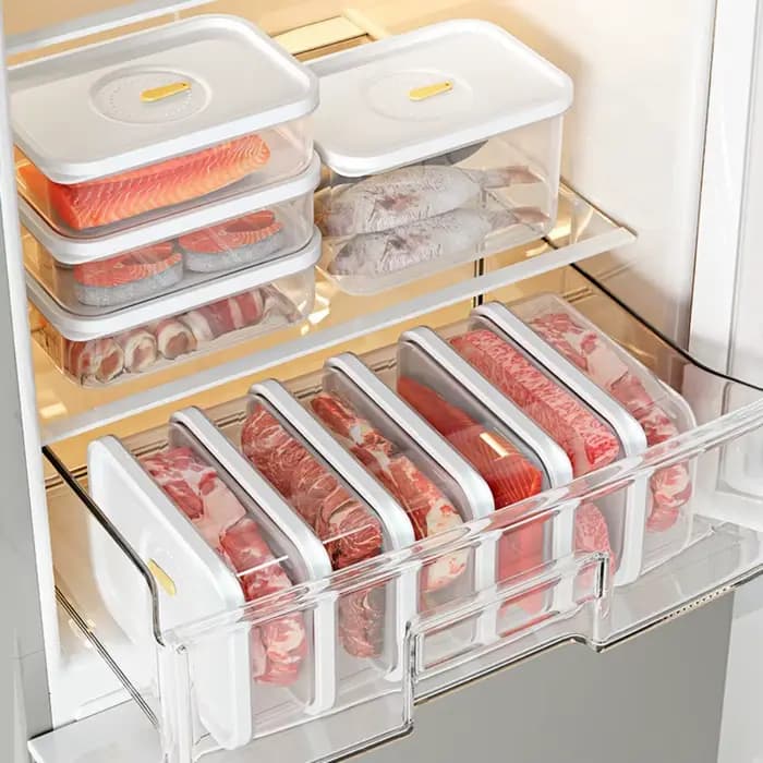 Boîte de conservation des Fruits et de la viande