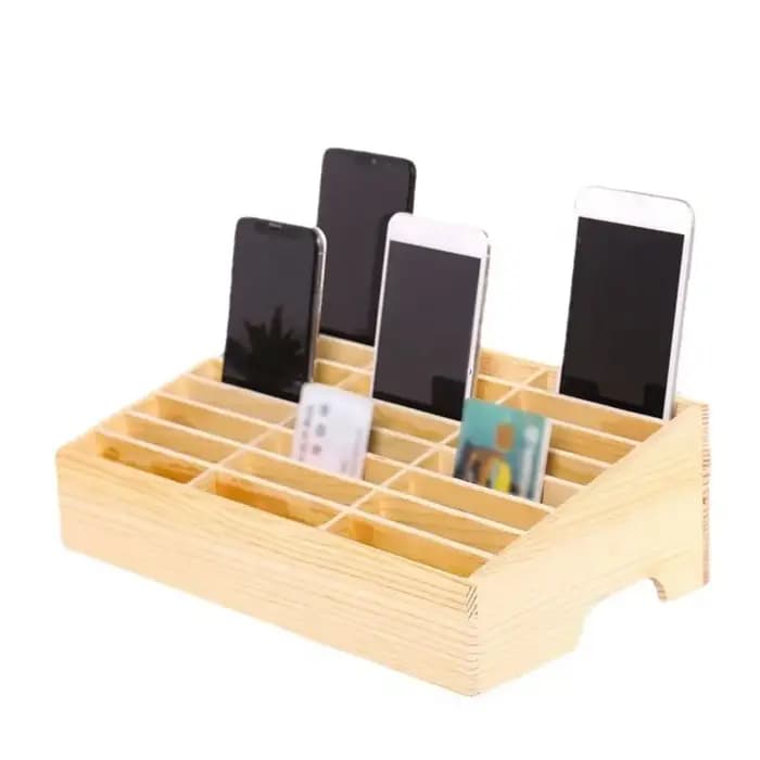 Boîte de rangement pour téléphone portable 24/12 cellules