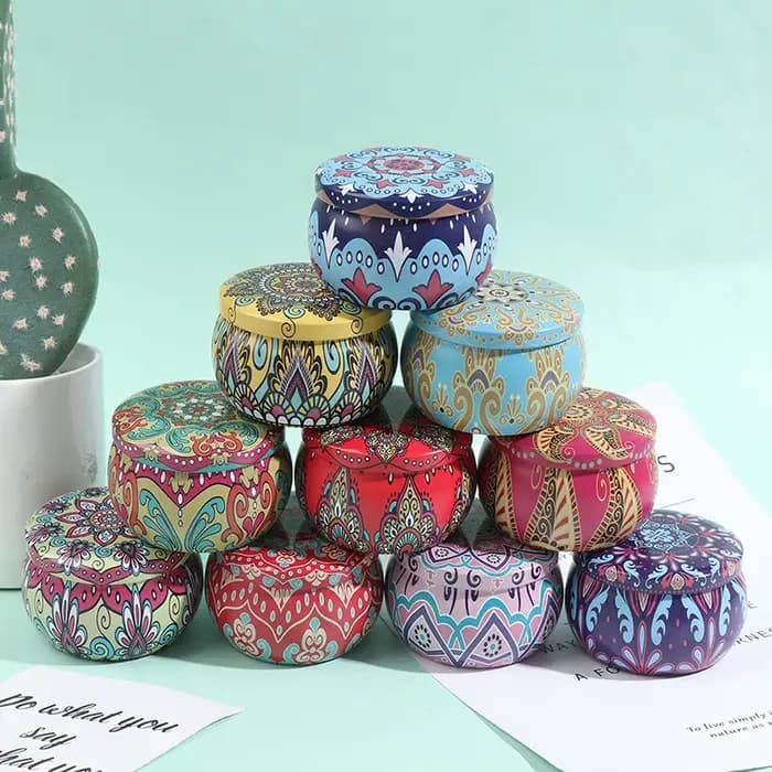 Boîte à Bonbons en Forme de Tambour