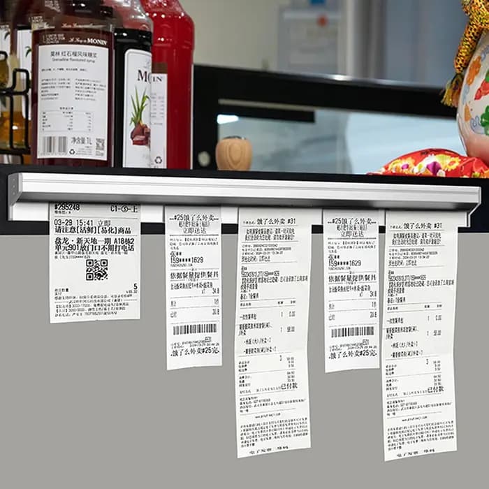 Trombone pour Tickets de Caisse de 20/30/40/50cm