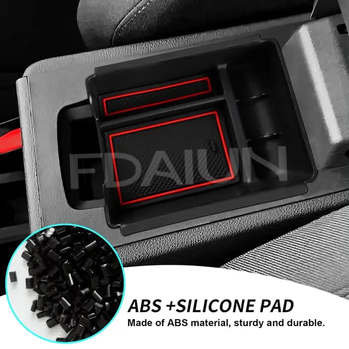 Pour Dacia Duster 3 2024 2025 2026 Console centrale de voiture accoudoir boîte de rangement organisateur Auto