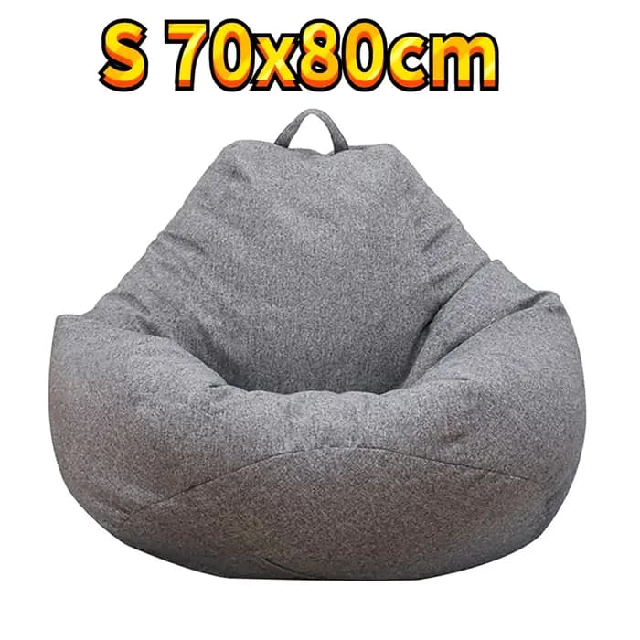 1/2 pièces canapés couverture remplacement pouf doublure intérieure amovible paresseux canapé
