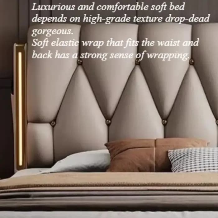 Lit Queen Size avec rangement