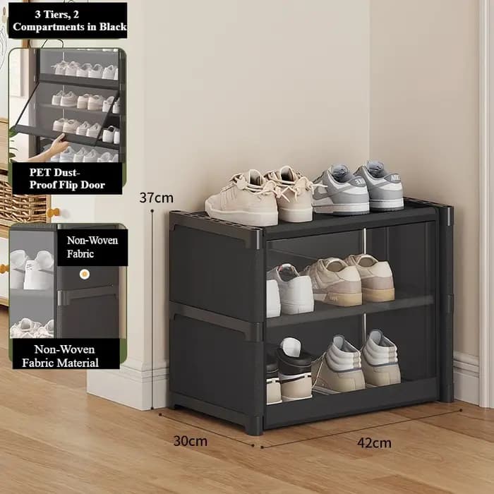 Étagère à chaussures-armoire de rangement à chaussures organisateur de chaussures Vertical pour plac