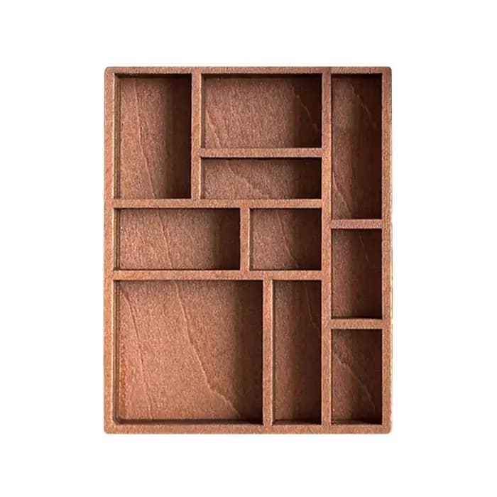 Étagère à bibelots Miniature marron créative
