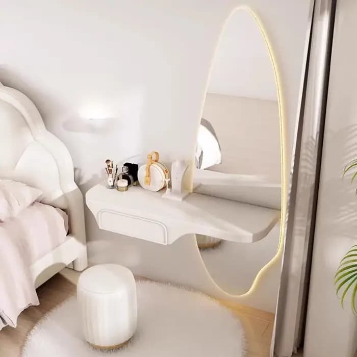 Étagère organisateur Coiffeuse femmes Design maquillage luxe