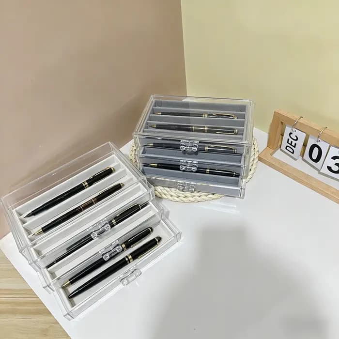 Boîte de rangement pour stylos et stylos à bille