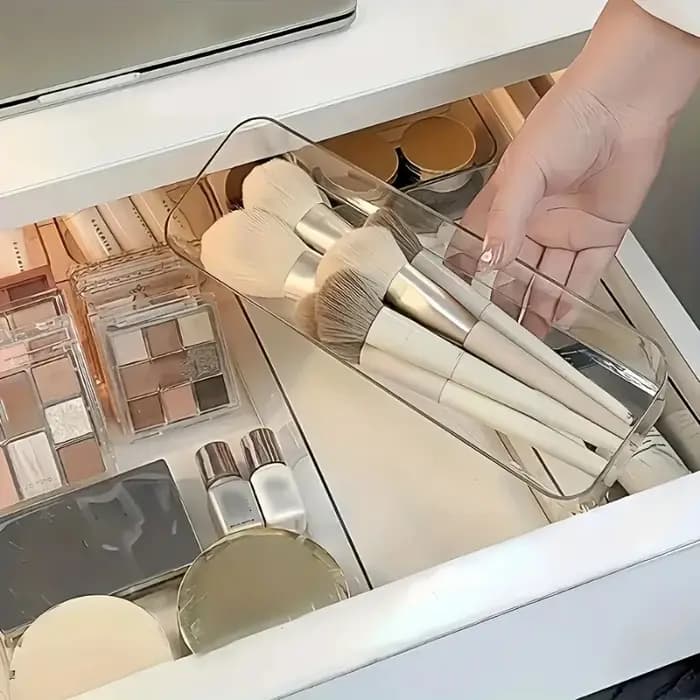 Boîte de rangement pour cosmétiques et papeterie