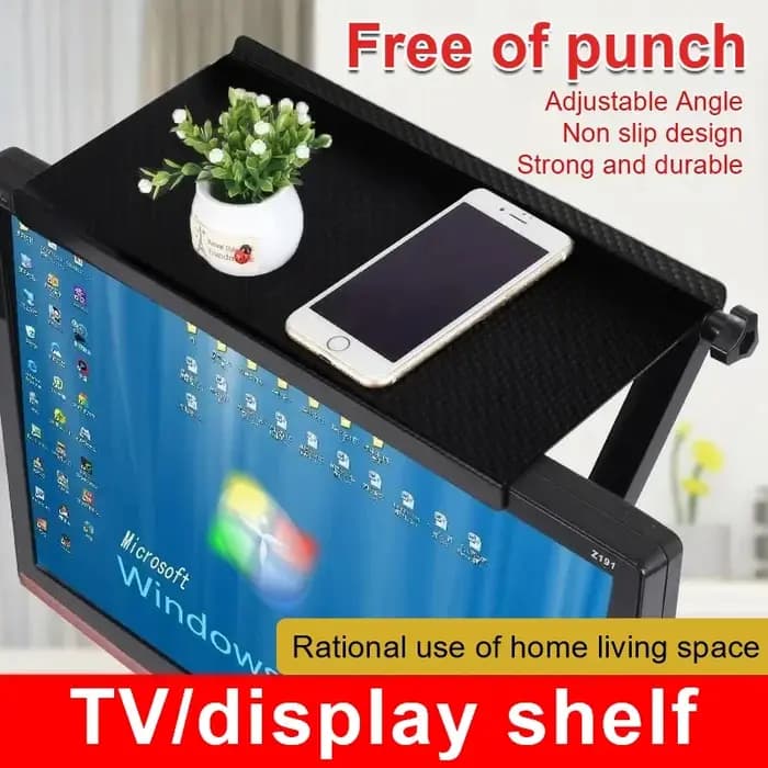 Étagère de rangement supérieure pour écran de télévision