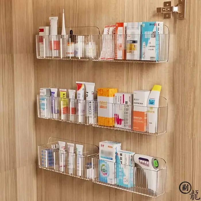 1 pièce - Boîte de rangement murale multifonctionnelle - idéale pour ranger les médicaments quotidiens