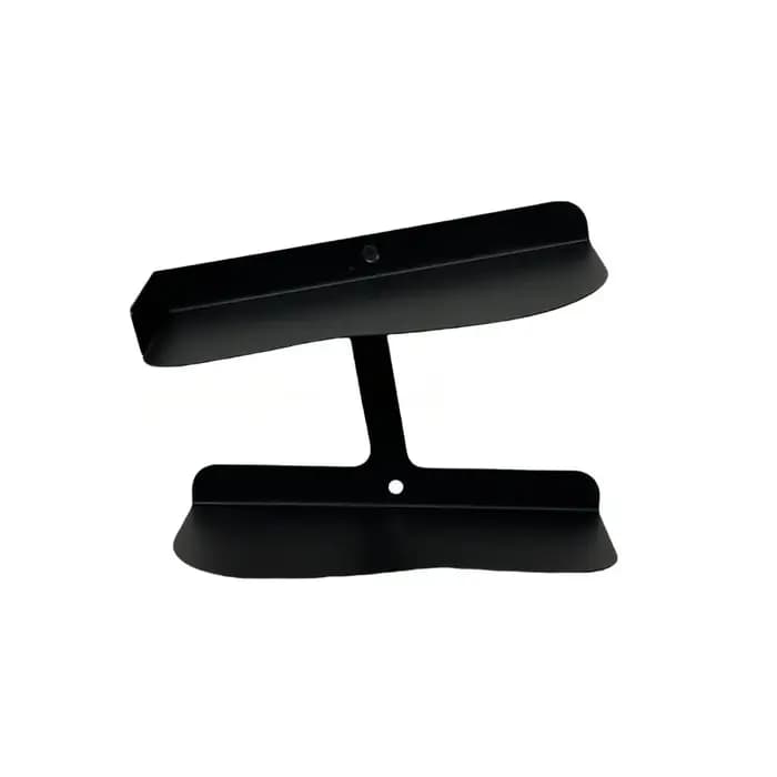 Étagère murale noire et blanche pour chaussures de sport homme et femme