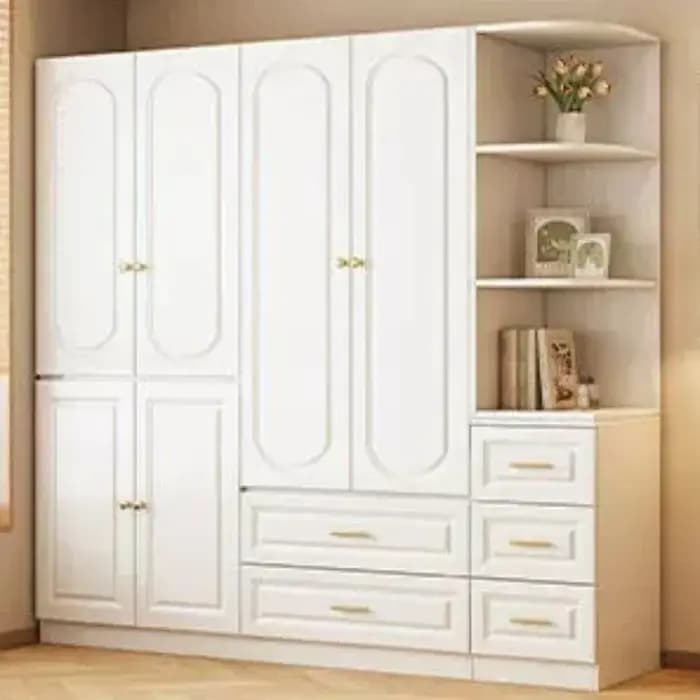 Armoire étroite sur rail, bibliothèque, armoire moderne pour bébé, accessoires, armoire en bois, armoire de chambre, meubles gain de place