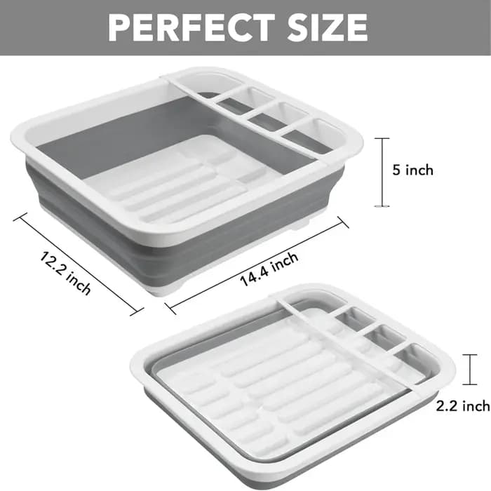 Égouttoir à vaisselle pliable de cuisine