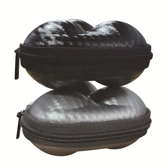 Boîte de rangement pour 3 balles de ping-pong, sac de rangement, boîtes rigides, organisateur en PU, accessoires de sport d'intérieur, étanche