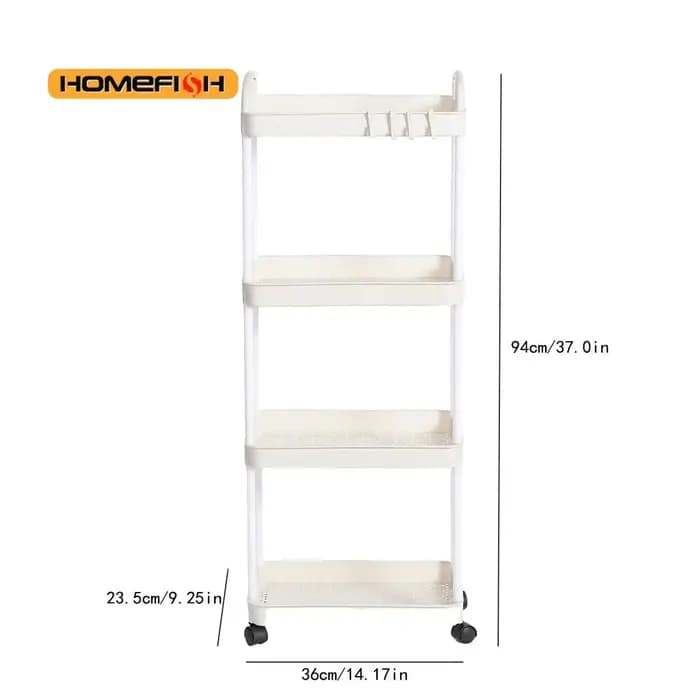 Chariot de rangement multi-niveaux pour la maison