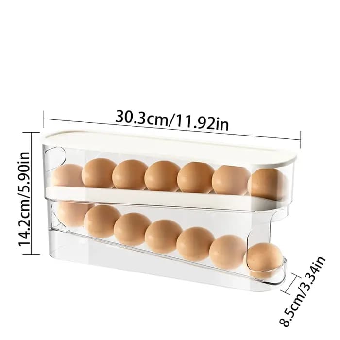 Distributeur d'œufs, support roulant automatique Double couche