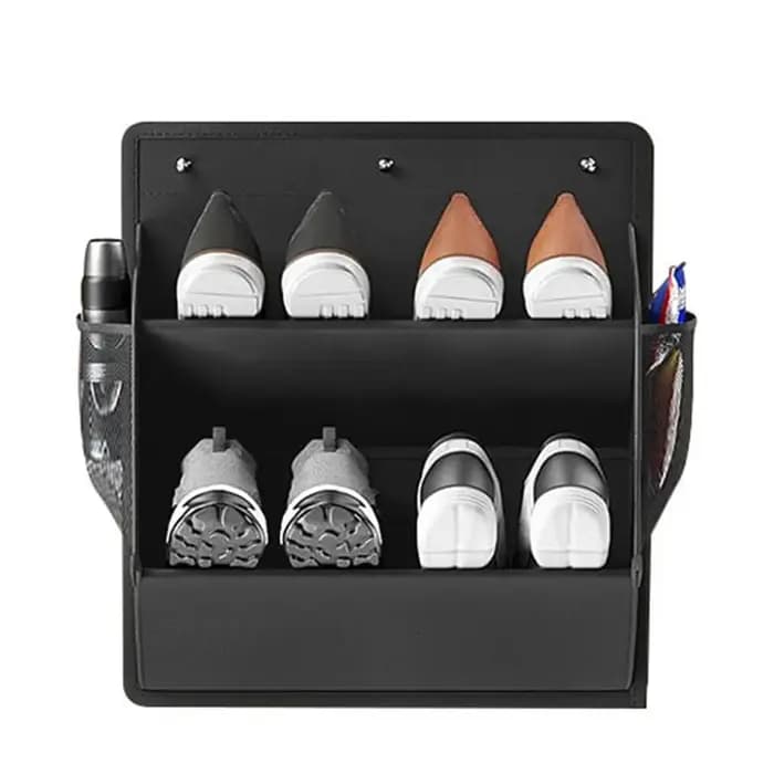 Étagères murales adhésives pour chaussures RV – Organisateur gain de place pour buanderie