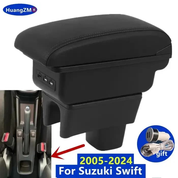 Boîte d'accoudoir pour Suzuki Swift 2005 – 2024